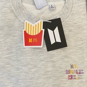 BTS X MCDONALDS CREWNECK SWEATSHIRT